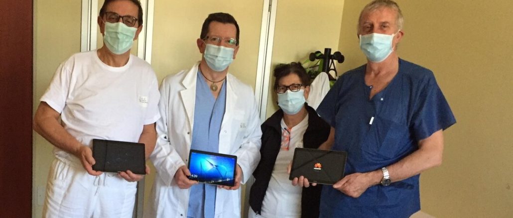 Ospedale di Albenga dal Rotary i tablet per i pazienti in isolamento