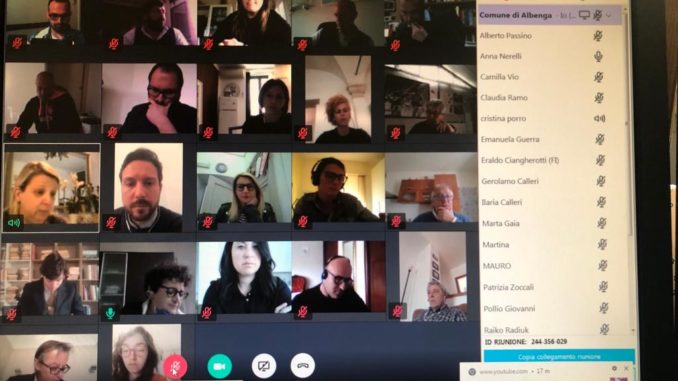 Consiglio comunale di Albenga in videoconferenza