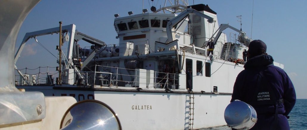 La nave idrografica Galatea
