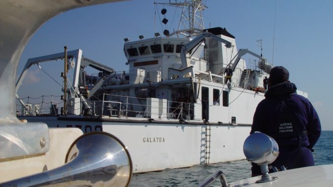 La nave idrografica Galatea