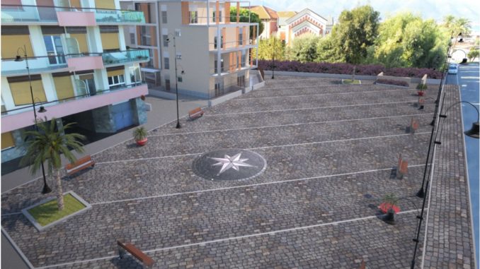piazza Lungomare ad Albenga - rendering