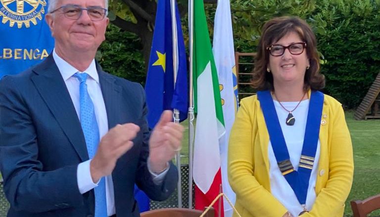 Anna Maria Rebuttato nuovo presidente del Rotary Club Albenga