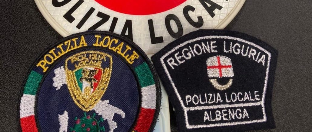 Insegne della Polizia locale di Albenga