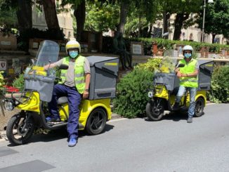 Poste - i nuovi tricicli elettrici ad Alassio