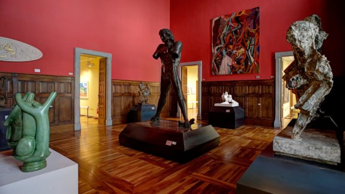 Sala dei Maestri della scultura del Novecento del Castello Gamba_©Carola Allemandi per Teca edizioni