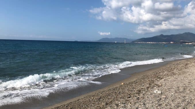 spiaggia libera di Borgio Verezzi