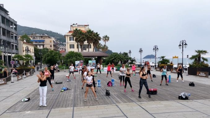 Alassio Summer Town fitness in Piazza Partigiani - 01