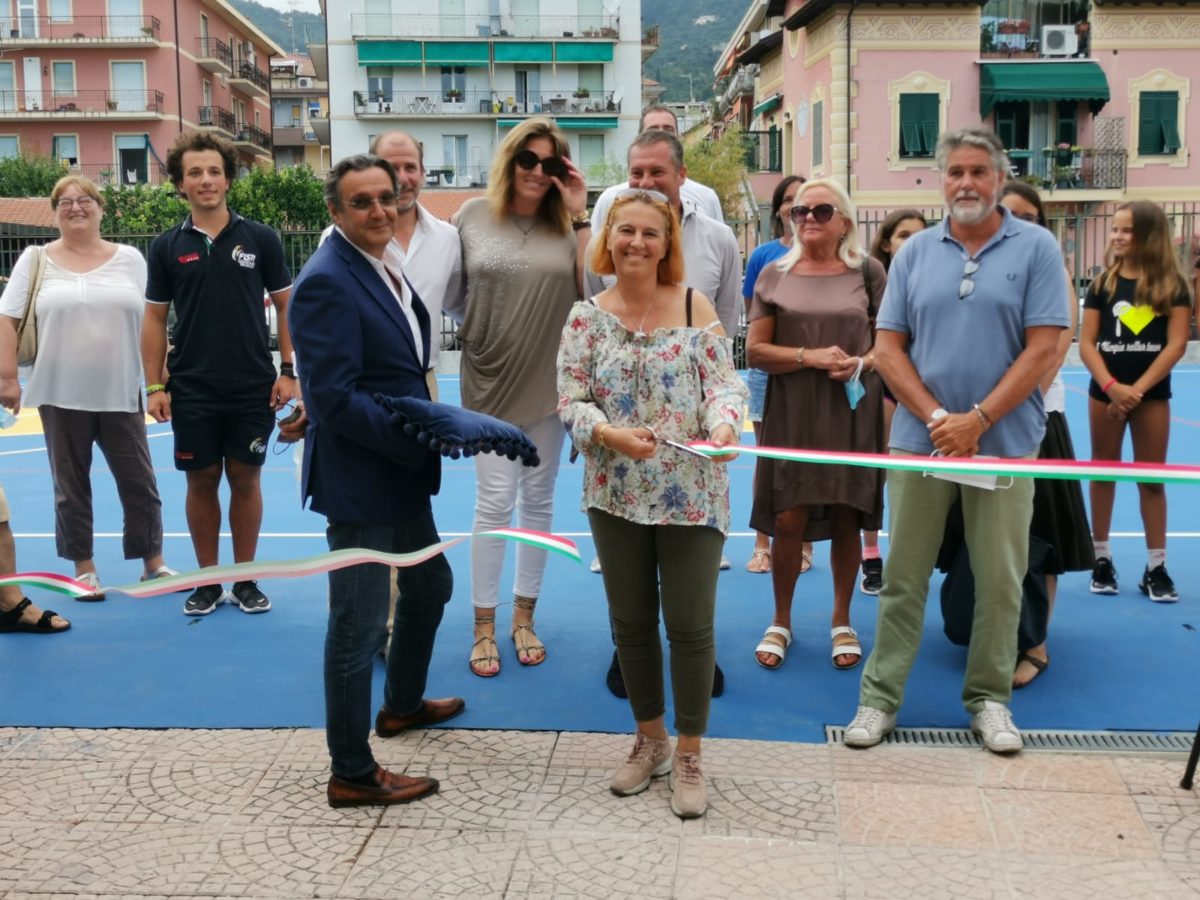 Alassio - inaugurazione campo polifunzionale al PalaRavizza