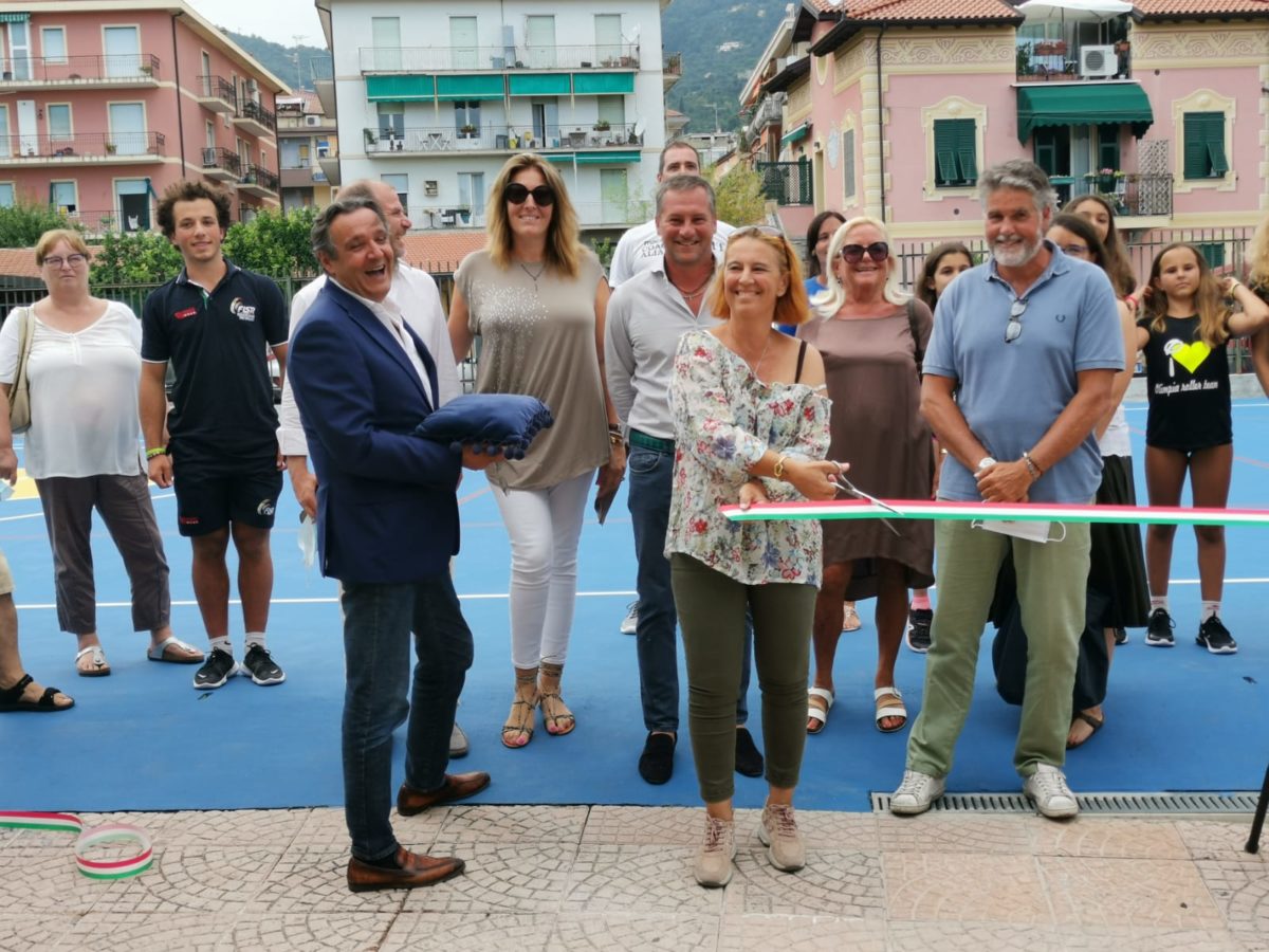 Alassio - inaugurazione campo polifunzionale al PalaRavizza