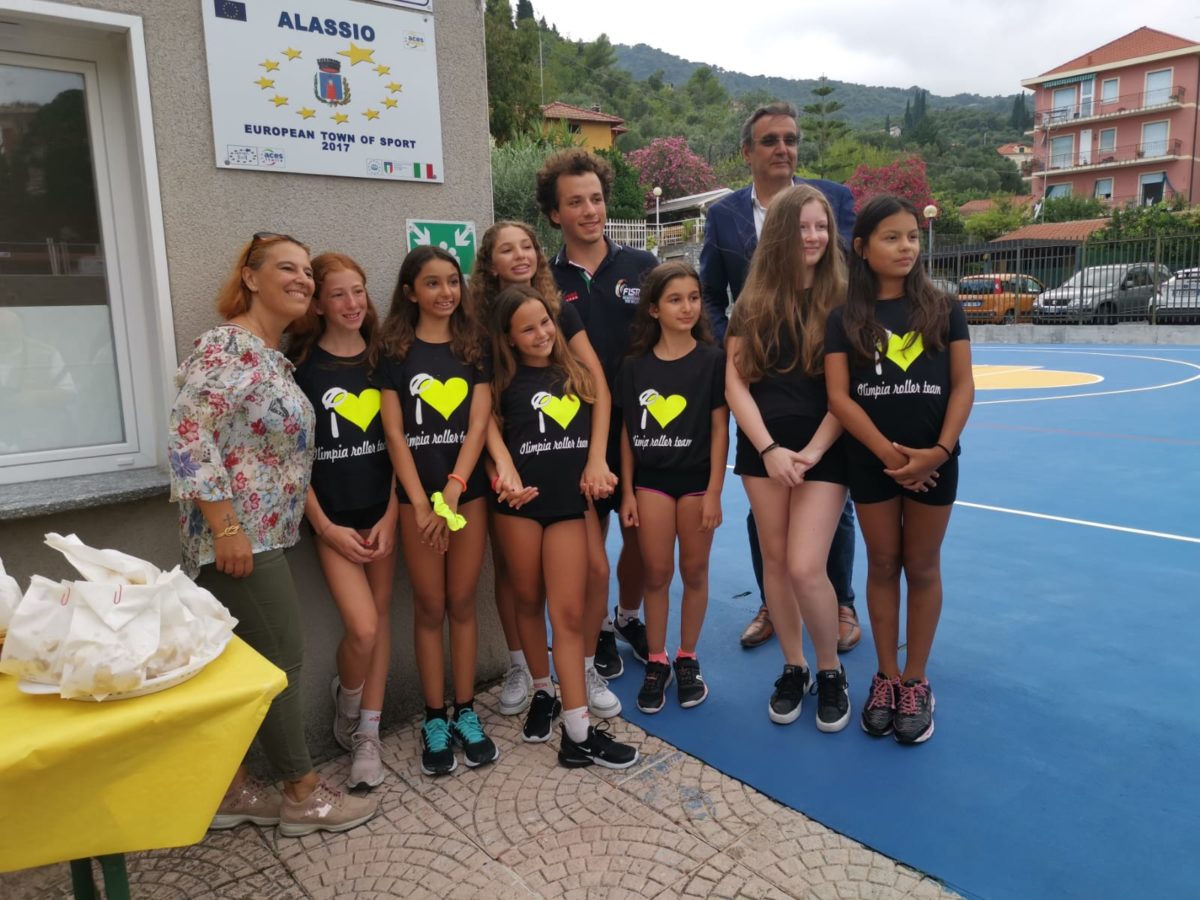 Alassio - inaugurazione campo polifunzionale al PalaRavizza