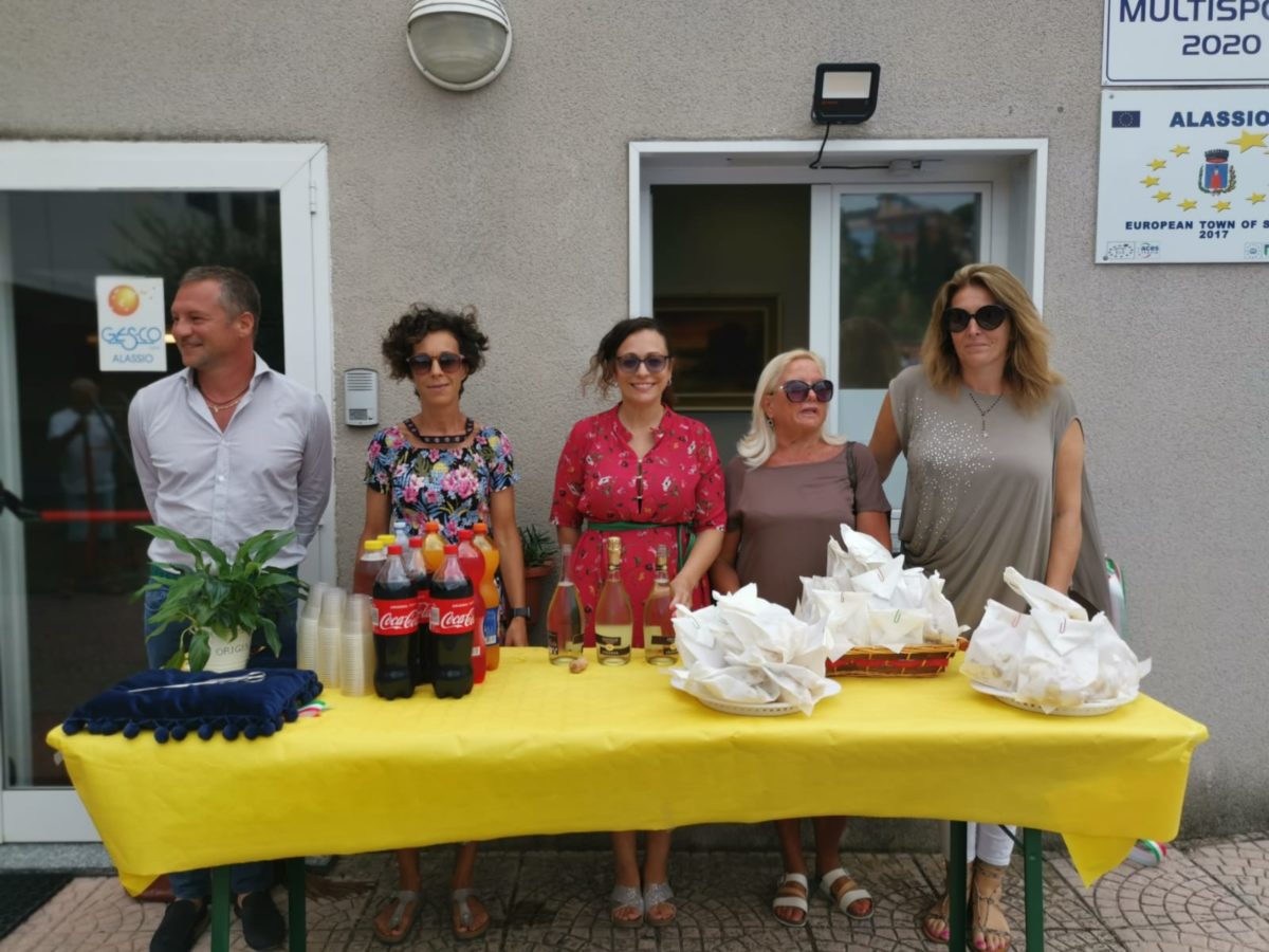 Alassio - inaugurazione campo polifunzionale al PalaRavizza