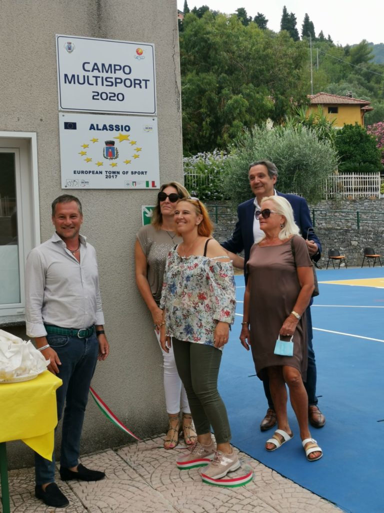 Alassio - inaugurazione campo polifunzionale al PalaRavizza