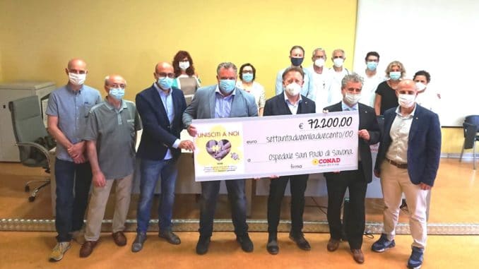 Donazione per Ospedale San Paolo di Savona