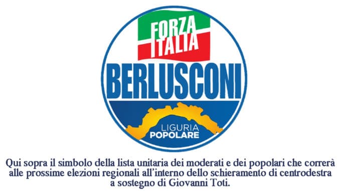 Elezioni Regione Liguria - simbolo Popolari e FI
