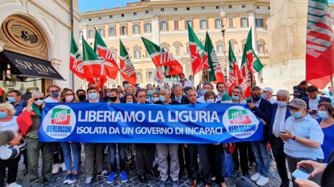 Forza Italia Liguria - manifestazione a Roma