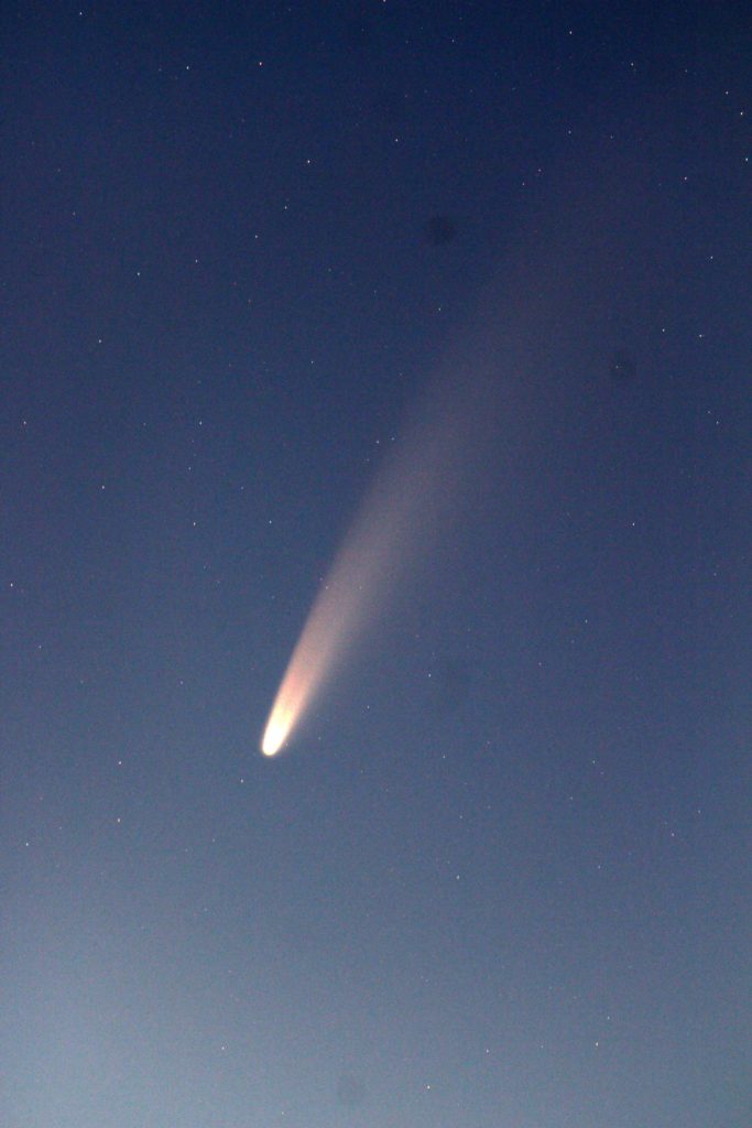 Savona associazione Astrofili Orione - Cometa 2020 F3 Neowis vista dal Beigua