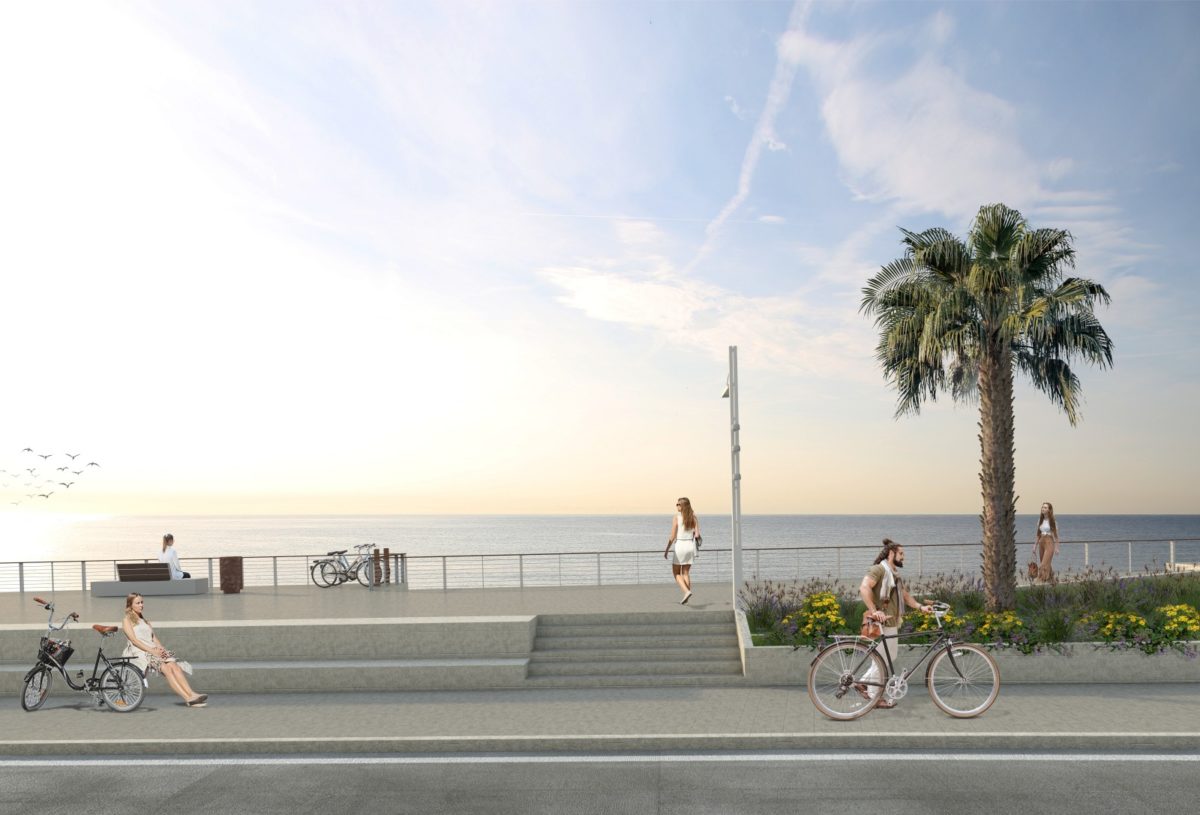 rendering passeggiata Varazze