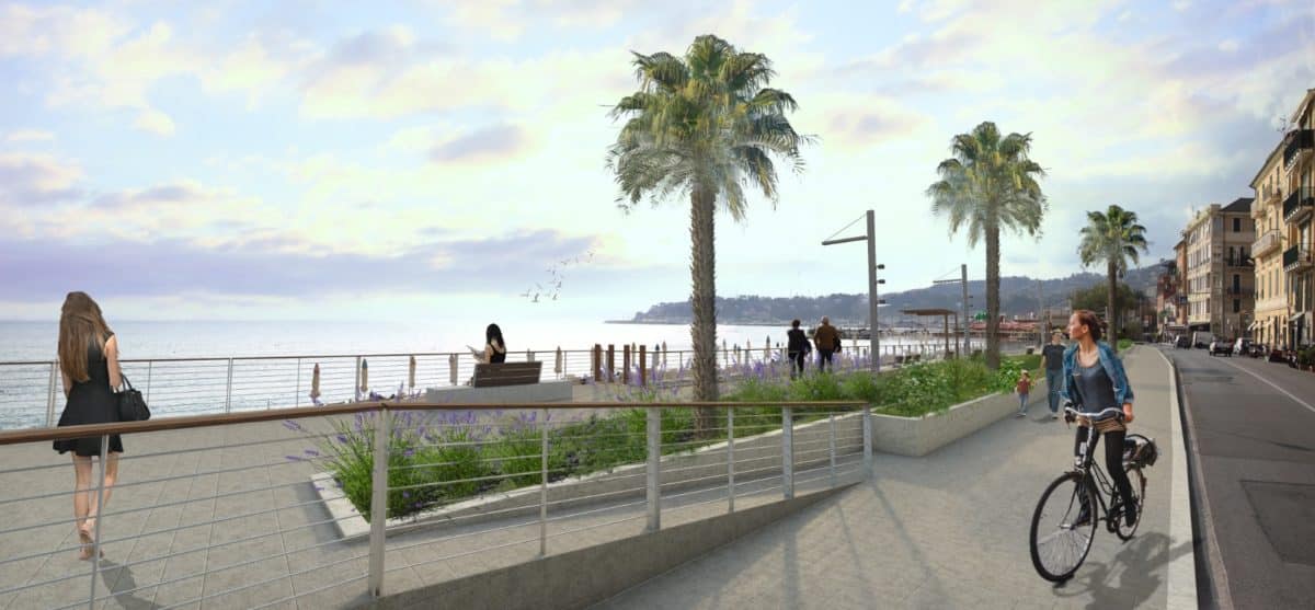 rendering passeggiata Varazze