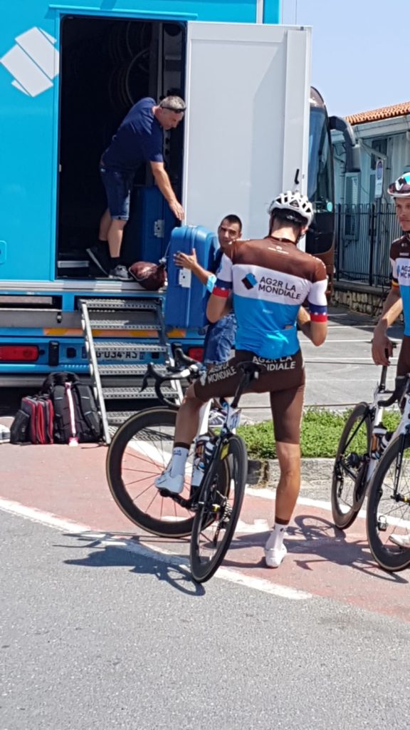 Ag2r La Mondiale in ritiro ad Andora