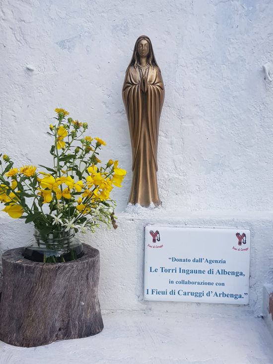 Albenga Alassio Madonnina Monte Bignone