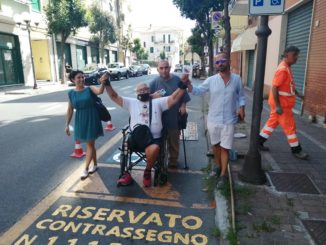 Albenga - nuovi parcheggi disabili