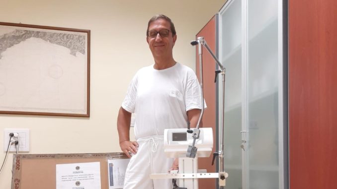 Lions Club - donazione ventilatore polmonare a ospedale Albenga