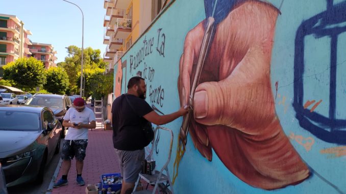 murales in onore di Pinketts e Scerbanenco