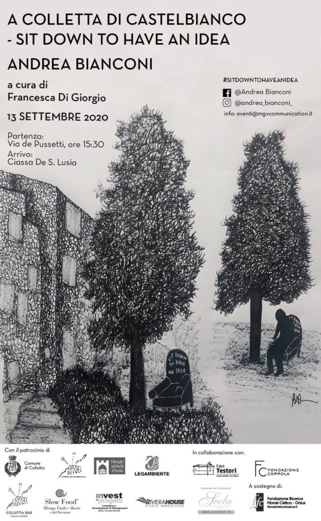 A Colletta di Castelbianco Sit Down to Have an Idea di Andrea Bianconi