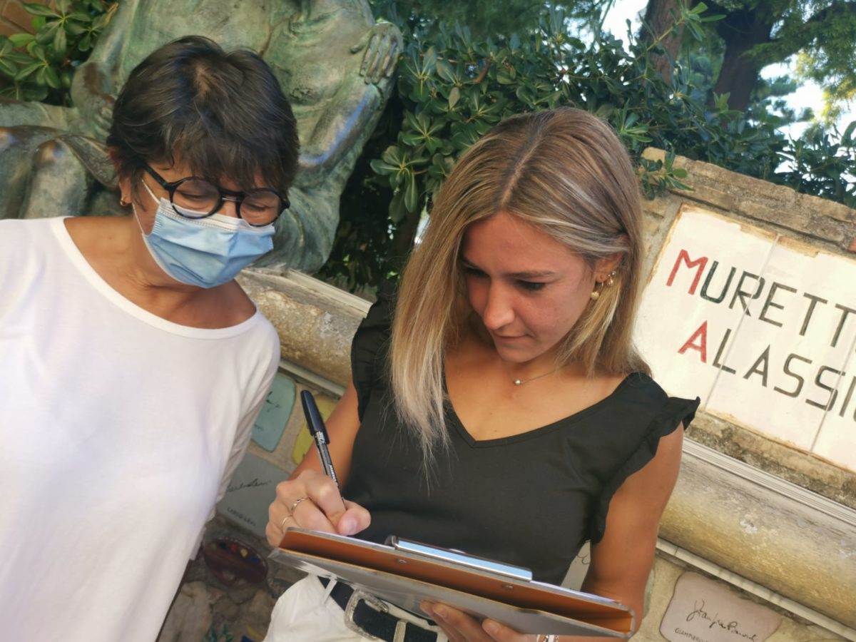 Alassio - Luminosa Bogliolo firma la piastrella