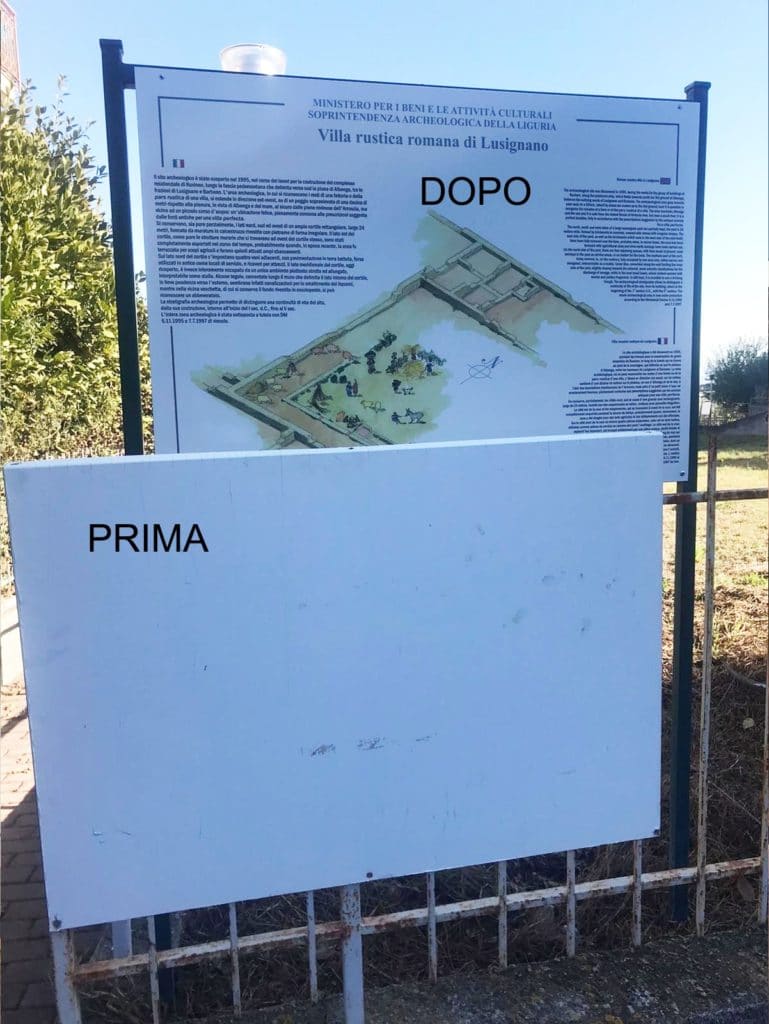 Albenga - Villa romana in frazione Lusignano