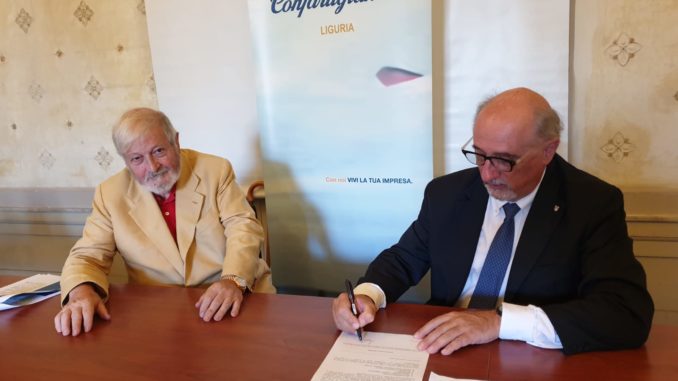 Aristide Massardo e Felice Negri presidente Confartigianato Genova