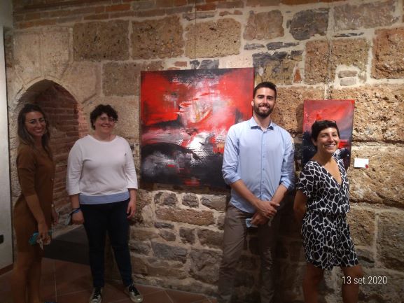 I curatori della mostra della Pansera (Foto Daros)