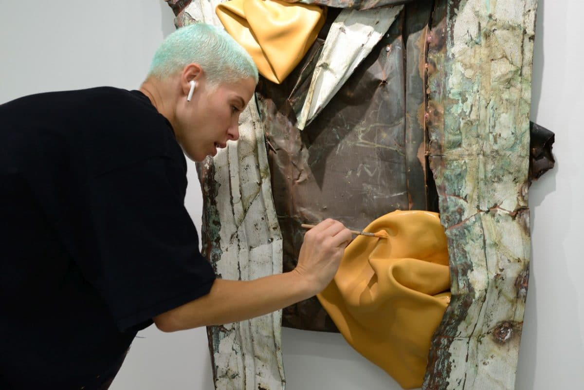 Kennedy Yanko – Mostra Galleria Poggiali - Photo Michele Sereni
