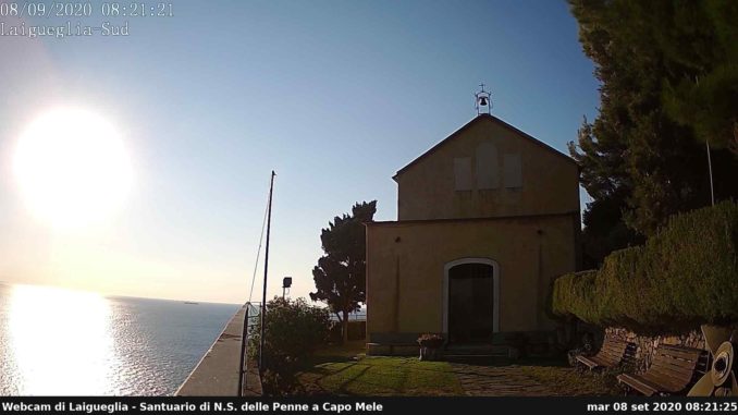 Laigueglia - webcam Santuario Penne