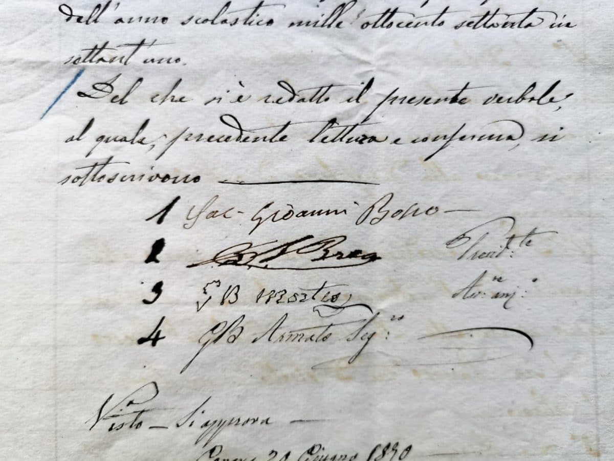 Salesiani Alassio - Istituto son Bosco - Convenzione Firma