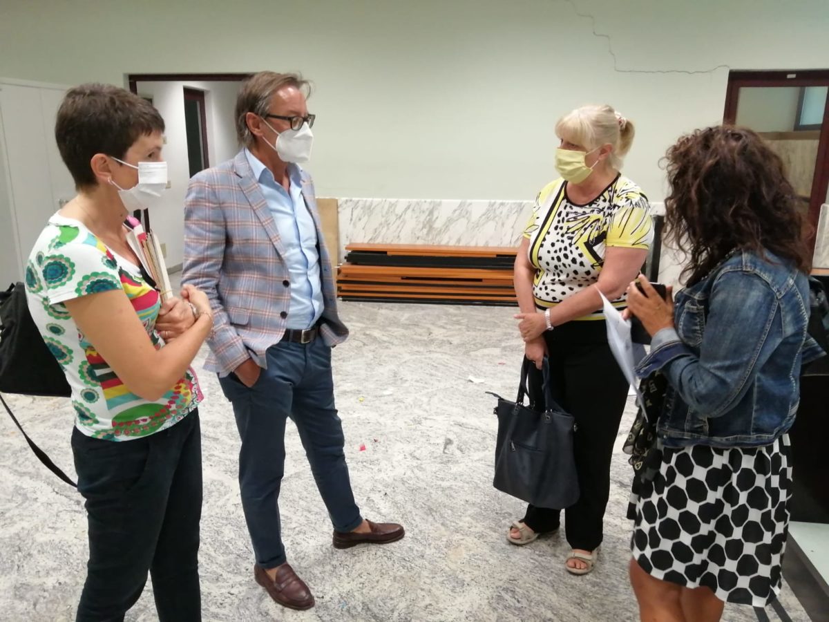 Sopralluogo - per il Liceo di Albenga nuova aula presso ex tribunale