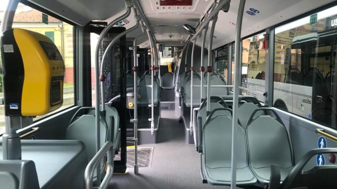 TPL Linea - Interno nuovo autobus