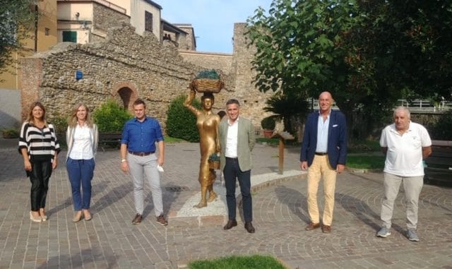 Villanova d'Albenga - europarlamentare Salini e candidati di Forza Italia-Liguria Popolare