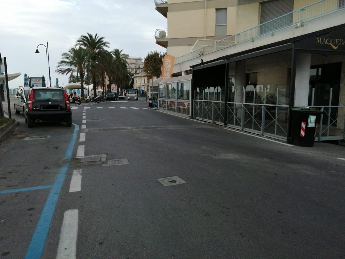 elimintato dosso zona mare Albenga
