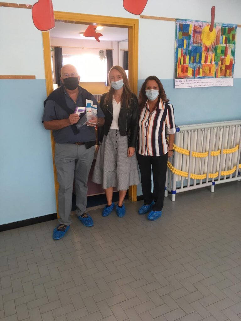 Albenga donazione Tre Torri termometri alle scuole