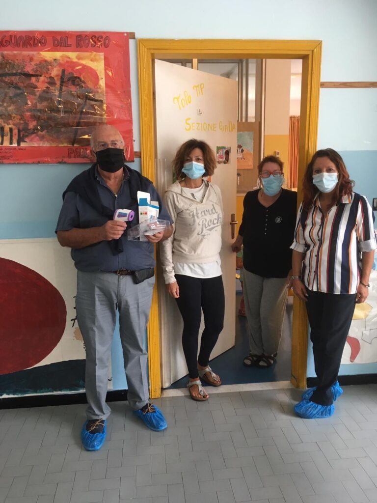 Albenga donazione Tre Torri termometri alle scuole