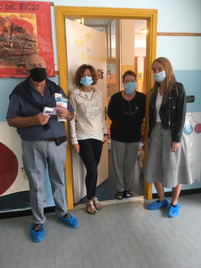 Albenga donazione Tre Torri termometri alle scuole