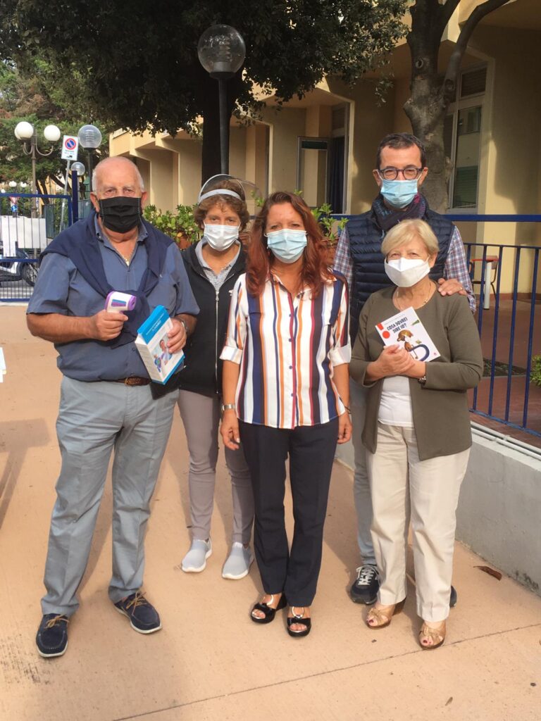 Albenga donazione Tre Torri termometri alle scuole