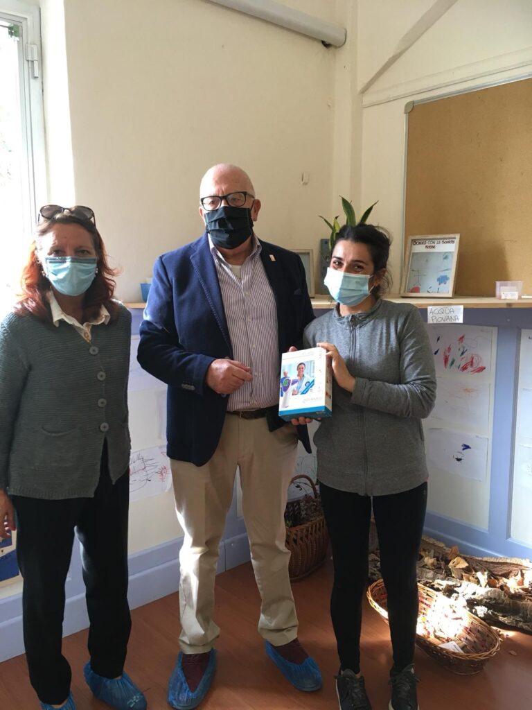 Albenga donazione Tre Torri termometri alle scuole