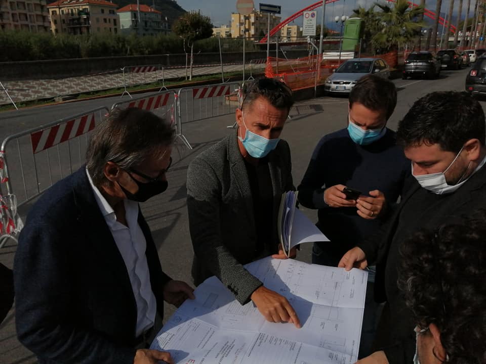 Albenga - messa in sicurezza del Lungocenta Croce Bianca