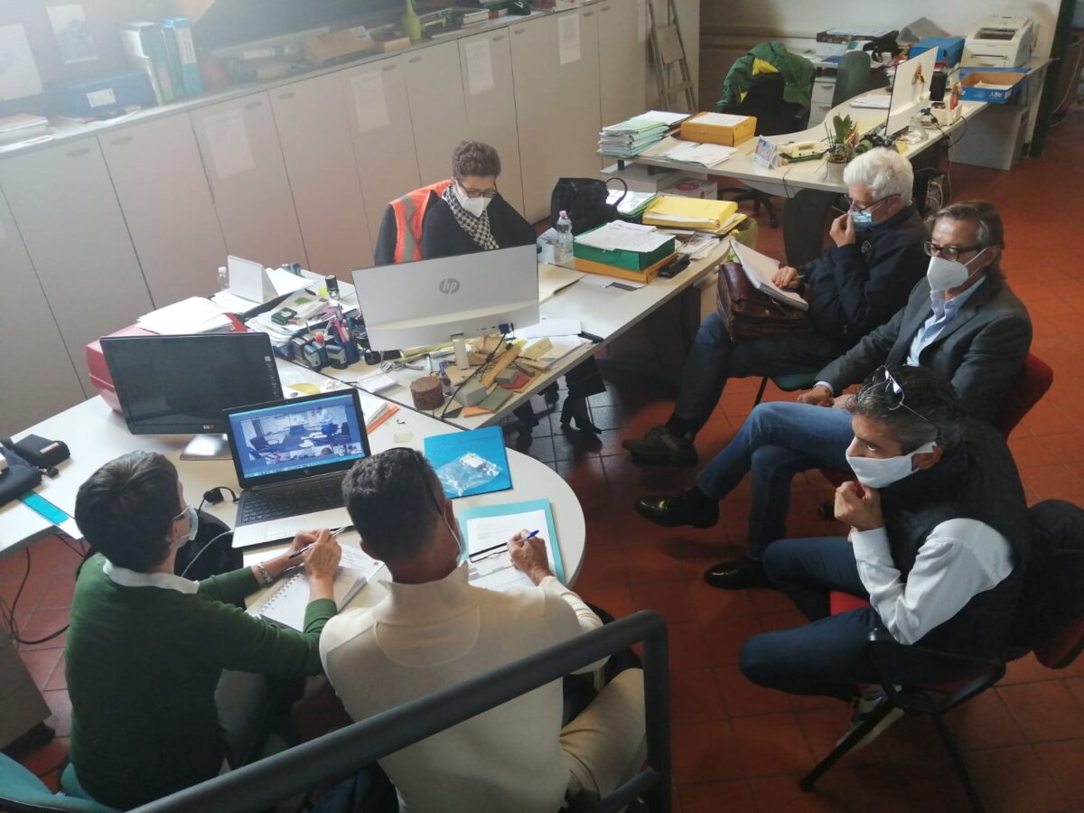 Albenga - riunione in videoconferenza con la regione