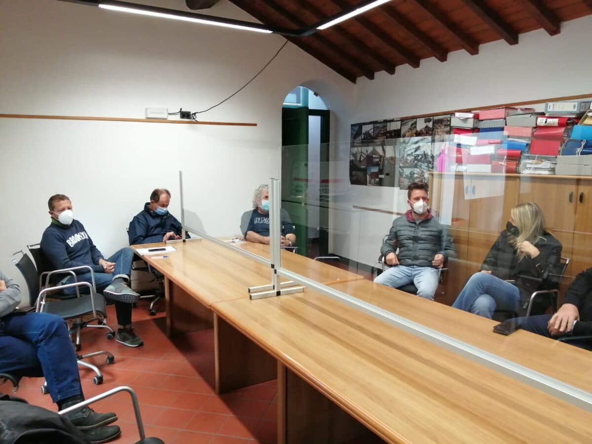 Albenga - riunione protezione civile 