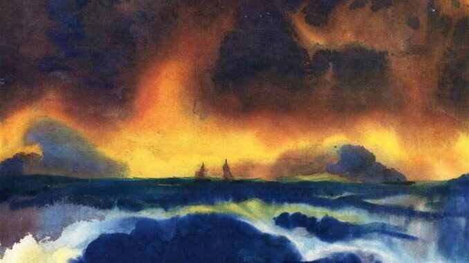 Emile Nolde - Mare in tempesta