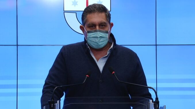 Giovanni Toti in Conferenza stampa
