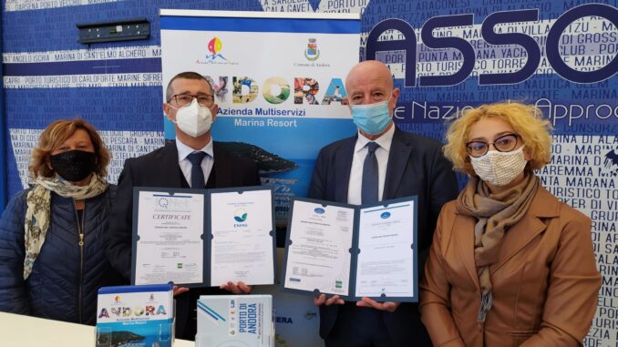 Marina di Andora riconoscimento Emas
